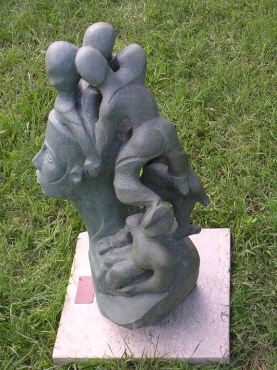 Sculpture intitulée "Evasione di pensier…" par Michele Soro, Œuvre d'art originale