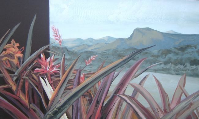 Pintura intitulada "TERRAS ALTAS IV" por M. Fares, Obras de arte originais,