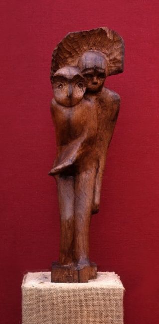 Sculpture titled "Noctambule" by Michel Ferre, Original Artwork
