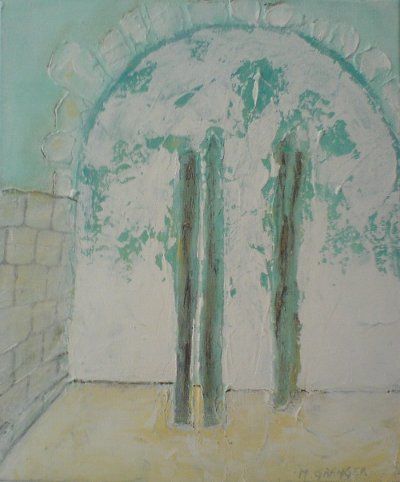 Painting titled "Porte des Etoiles" by G. Rem, Original Artwork