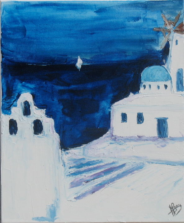 Painting titled "grece.jpg" by Michel Gay, Original Artwork