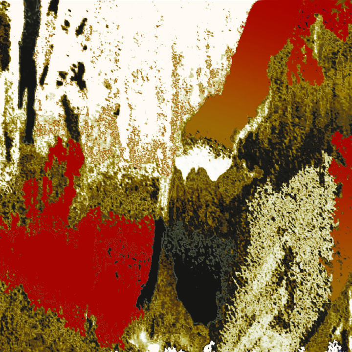 Incisioni, stampe intitolato "1-grès rouge,série…" da Micheline Couture, Opera d'arte originale, Stampa digitale