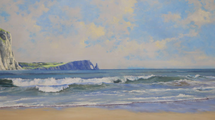 Peinture intitulée "la-vision-de-claude…" par Michel Nadaï, Œuvre d'art originale,