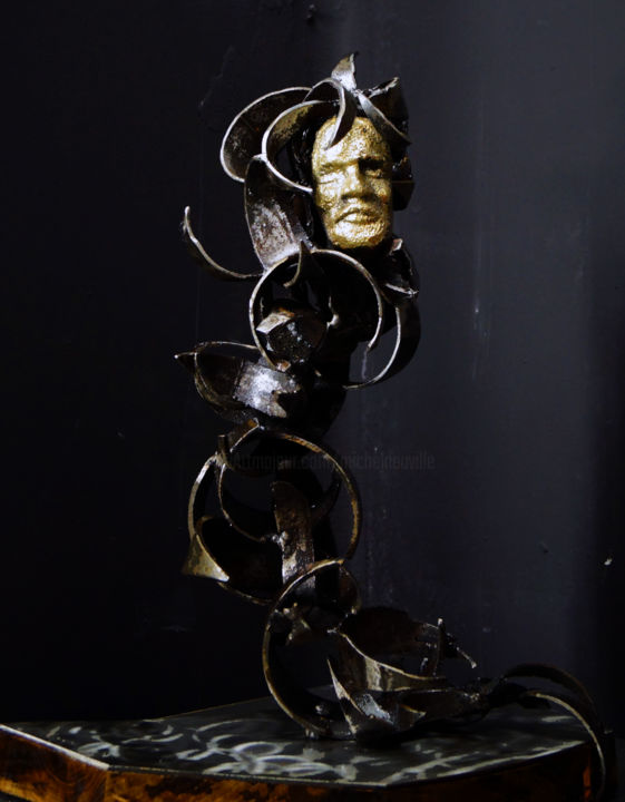 Sculpture intitulée "L'ENFER" par Michel Neuville, Œuvre d'art originale