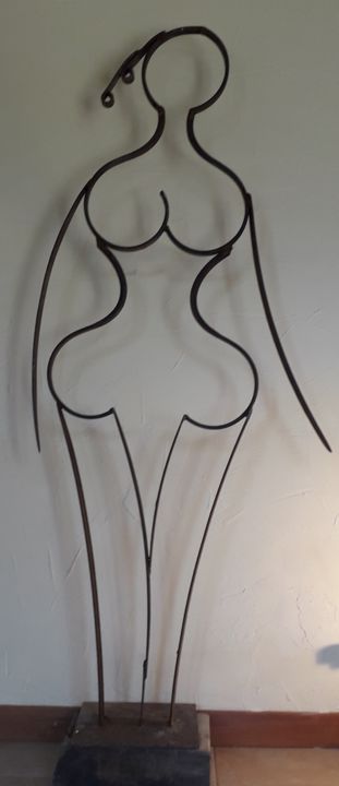 Sculpture intitulée "Venus" par Michel Sidobre, Œuvre d'art originale, Métaux