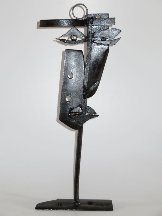 Escultura intitulada "Achille" por Michel Sidobre, Obras de arte originais, Metais
