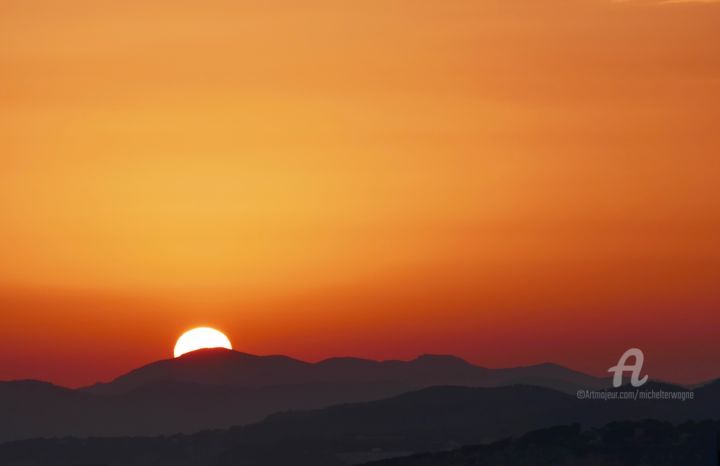 Fotografie mit dem Titel "Sunset" von Michel Louise, Original-Kunstwerk, Digitale Fotografie