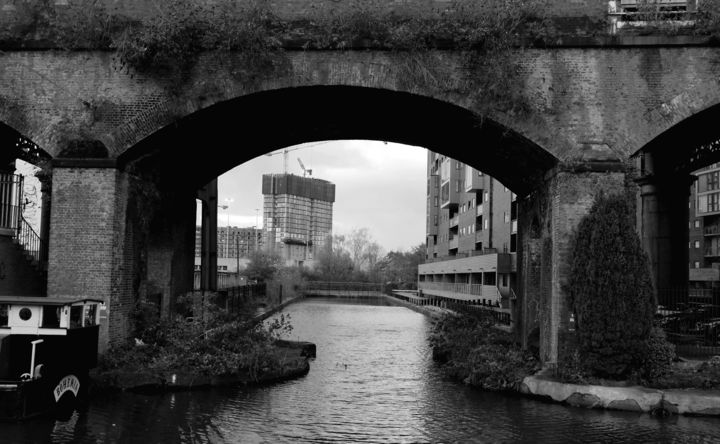 Photography titled "Manchester au fil d…" by Michel Verna, Original Artwork, Digital Photography