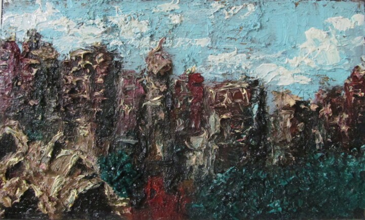 Painting titled "Sydney" by Michele Principato Trosso, Original Artwork, Oil