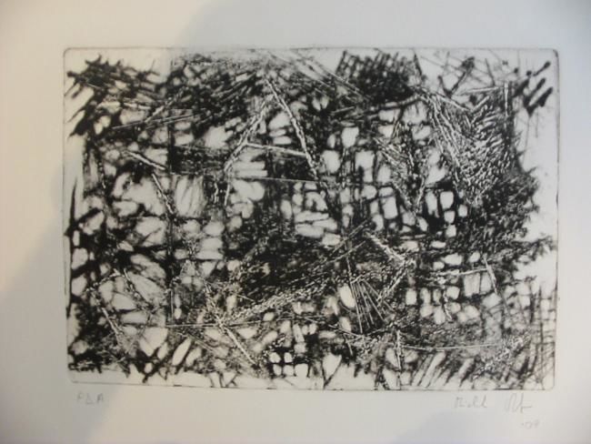 Printmaking titled "Essenza dell'Anima" by Michele Principato Trosso, Original Artwork, Engraving