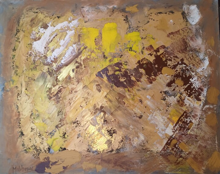 Malarstwo zatytułowany „SAHARA” autorstwa Mido Hussein, Oryginalna praca, Akryl