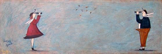 Painting titled "Looking good" by Mieke Van Steenbergen-Rijkers, Original Art, Oil