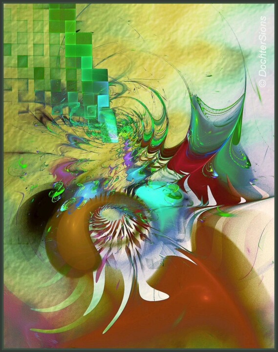 Цифровое искусство под названием "21 maart" - Mies De Graaf, Подлинное произведение искусства, 2D Цифровая Работа