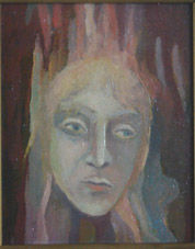 Malarstwo zatytułowany „portret” autorstwa Mieczysław Burda, Oryginalna praca