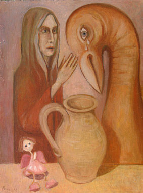Malarstwo zatytułowany „łzy” autorstwa Mieczysław Burda, Oryginalna praca