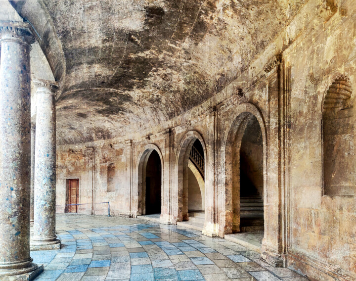Фотография под названием "Palacio de Carlos V" - Miguel Ángel Cáceres, Подлинное произведение искусства, Манипулированная фо…