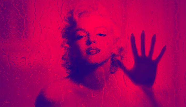 「Always Marilyn Edit…」というタイトルのデジタルアーツ Miguel Guíaによって, オリジナルのアートワーク, デジタル絵画 アルミニウムにマウント