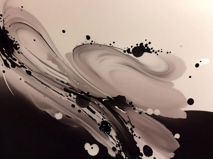 Arts numériques intitulée "Splashes1" par Miguel Marques, Œuvre d'art originale, Image générée par l'IA