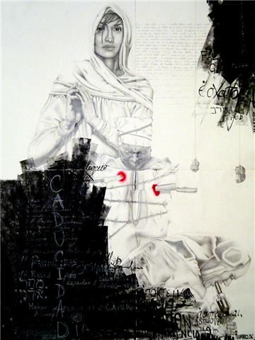 Pittura intitolato "El grito de la mari…" da Miguel Angel Ramirez Morales, Opera d'arte originale, Olio
