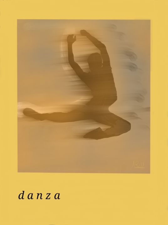 「Danza」というタイトルのデジタルアーツ Miguel Sanguesaによって, オリジナルのアートワーク, デジタル絵画