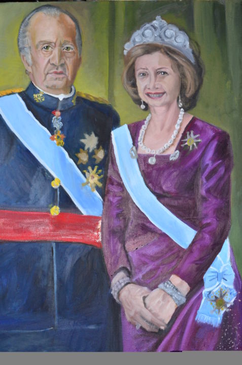 Картина под названием "monarka" - miguelsantos-arte, Подлинное произведение искусства,