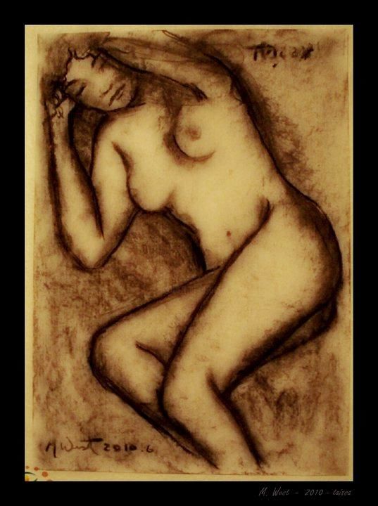 Pintura intitulada "Artwork women" por Miguel Westerberg, Obras de arte originais, Óleo