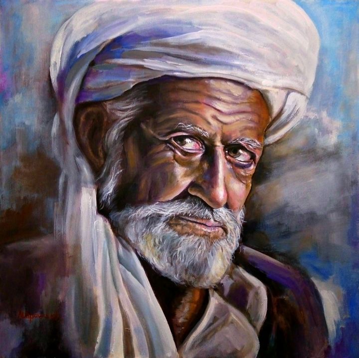 Pintura titulada "Regard" por Mihail Lipovschii, Obra de arte original, Oleo