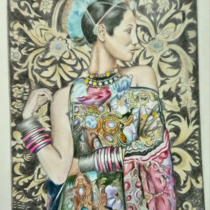 Картина под названием "img-20181230-222743…" - Mihir Girishbhai Bhatt, Подлинное произведение искусства