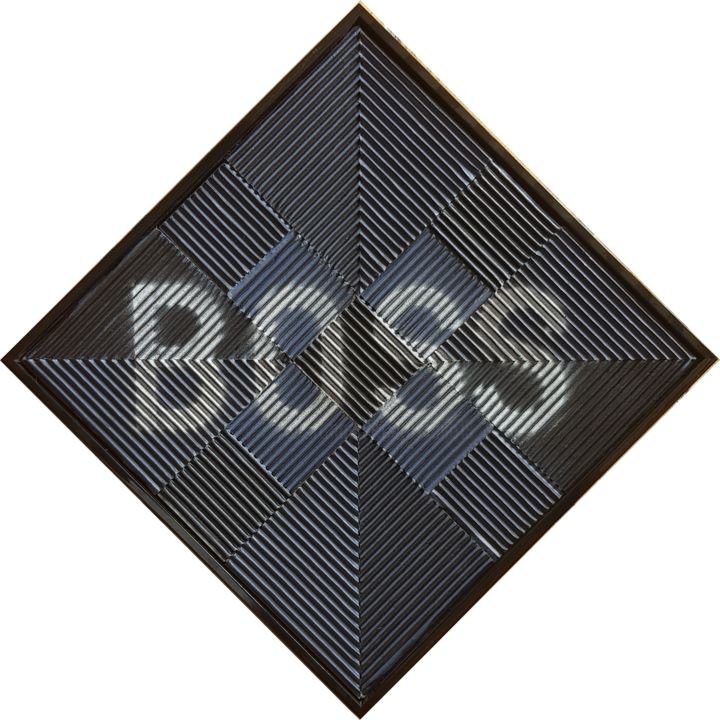 「cinétique BOSS-50x5…」というタイトルのコラージュ Mijo13によって, オリジナルのアートワーク, その他