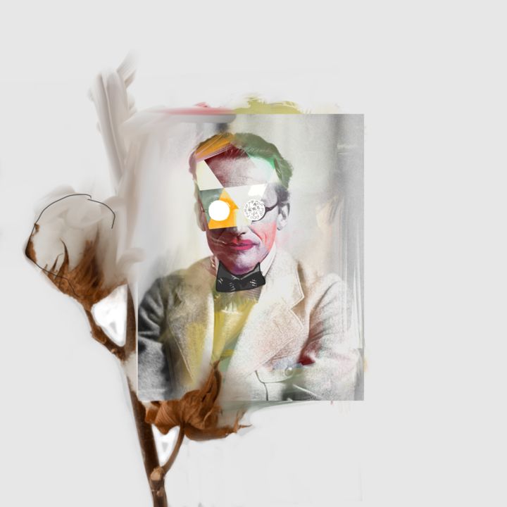 Collagen mit dem Titel "Mika'sconcept - Un…" von Iliq Jordanov (Mika Kyoko), Original-Kunstwerk, Digitaldruck