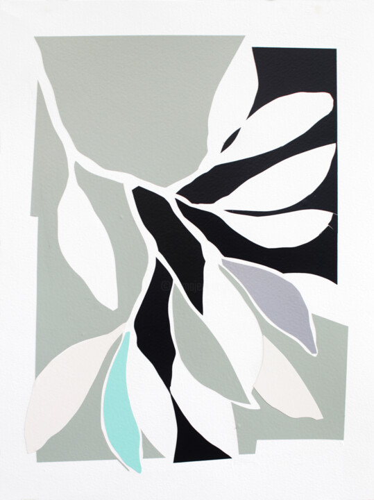 Malerei mit dem Titel "Foliage" von Mikael Liljander, Original-Kunstwerk, Acryl