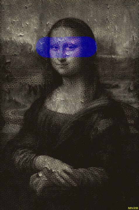 Grafika cyfrowa / sztuka generowana cyfrowo zatytułowany „Mona lisa” autorstwa Mv28, Oryginalna praca, 2D praca cyfrowa