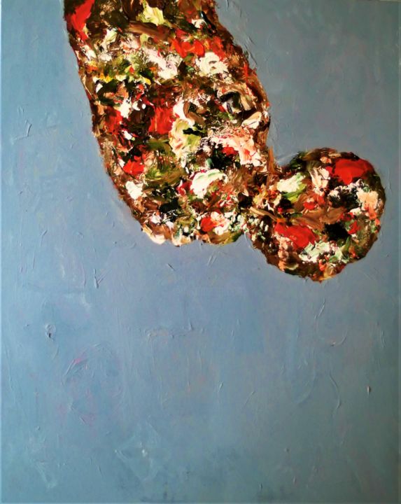 Painting titled "Under the Same Sky 3" by Mikael Teo, Original Art, Acrylic