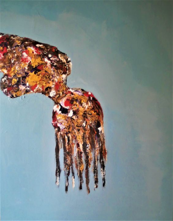 Painting titled "Under the Same Sky 5" by Mikael Teo, Original Art, Acrylic