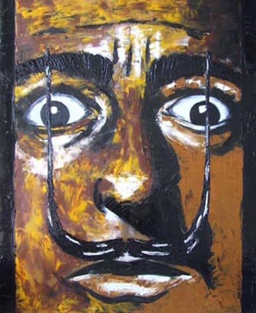 Painting titled "Dali" by Mikael Kowalski, Original Artwork