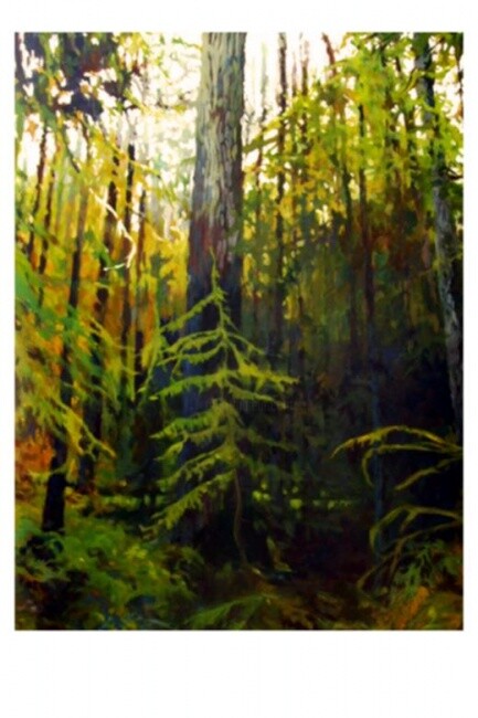 Painting titled "Old Growth; Infinit…" by Mike Dendy, Original Artwork