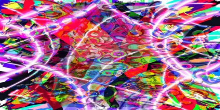 Digitale Kunst mit dem Titel "Mad Junction" von Mike Lovric, Original-Kunstwerk
