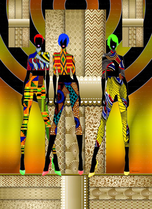 Digital Arts titled "Black Girls Rock!" by Mike Redmon, Original Artwork, Other
