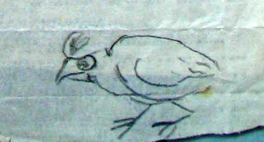 Rysunek zatytułowany „bird” autorstwa Mike Lee, Oryginalna praca, Inny