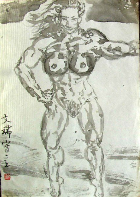 Painting titled "body6.jpg" by Mike Lee, Original Artwork