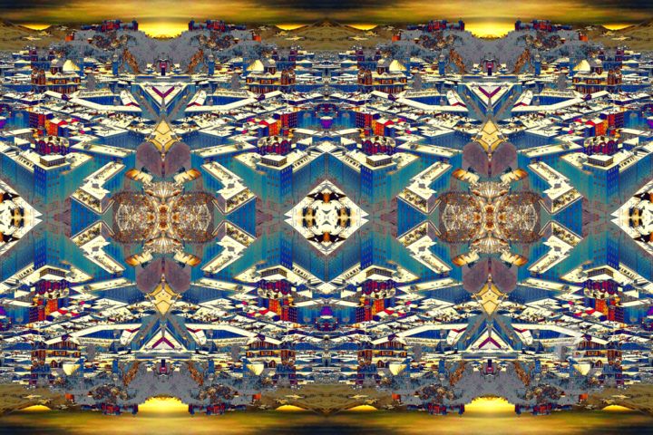 Arts numériques intitulée "Mandala - Salzburg…" par Mikha, Œuvre d'art originale, Travail numérique 2D