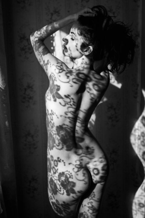 Fotografía titulada "lace" por Mikhail Faletkin, Obra de arte original, Fotografía digital