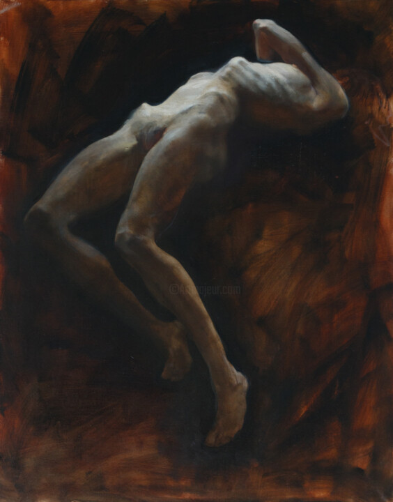 Peinture intitulée "Soul II" par Mikhail Sol, Œuvre d'art originale, Huile