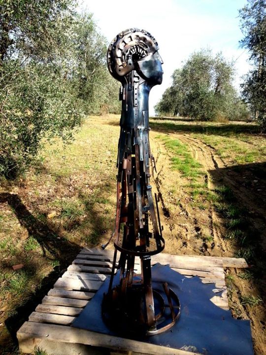 Sculpture titled "Booo" by Matteo Camiciotti Farkas, Original Artwork