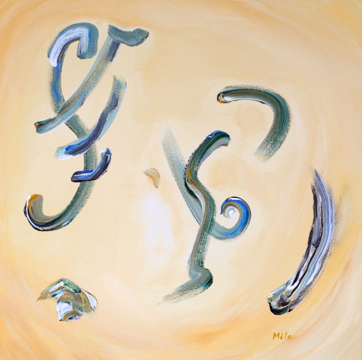 Painting titled "infime-parcelle-de-…" by Alain Mila, Original Artwork, Acrylic