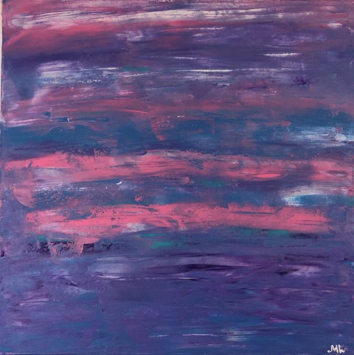 Painting titled "sunrise" by Mila Lekh, Original Artwork