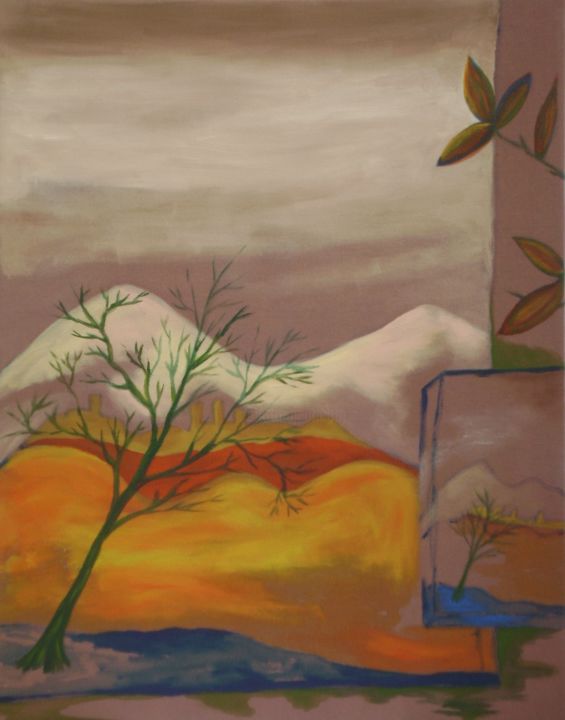Pintura intitulada "Sans/T" por Mila Botelli, Obras de arte originais, Acrílico Montado em Maca de lona