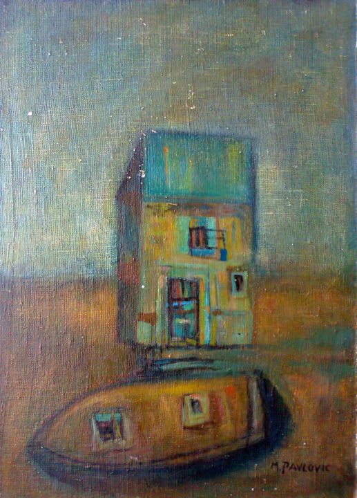 Painting titled "Milan Pavlovic" by Milan Pavlovic, Original Art, Oil