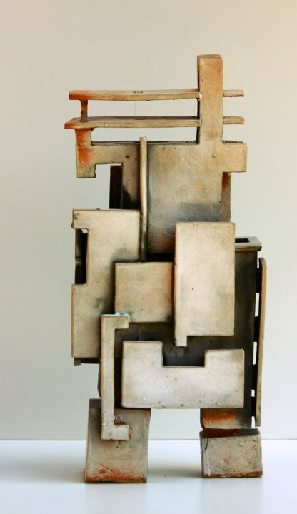 Sculpture titled "Arch" by Milan Rakic, Original Artwork, Ceramics
