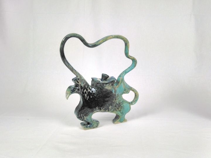Sculpture titled "Dance" by Milan Rakic, Original Artwork, Ceramics